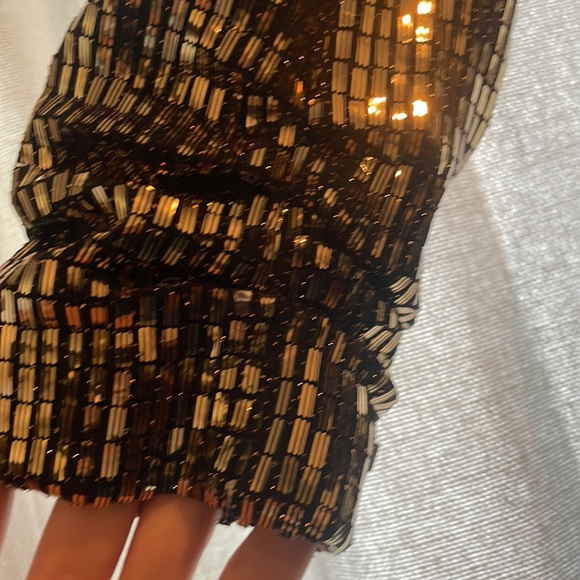 Zara gold blazer dress - Picture 3 of 3